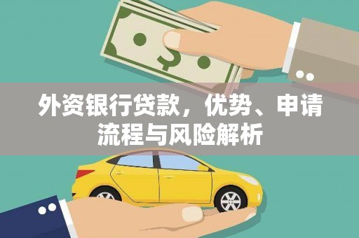东乡外资银行贷款，优势、申请流程与风险解析