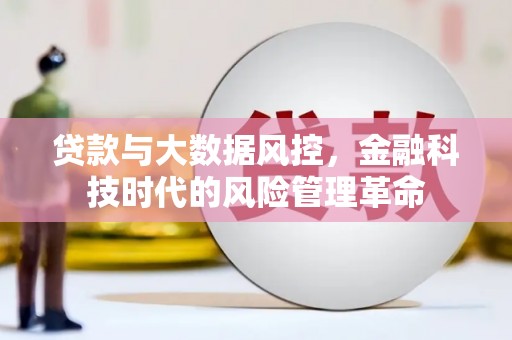 黄梅贷款与大数据风控，金融科技时代的风险管理革命