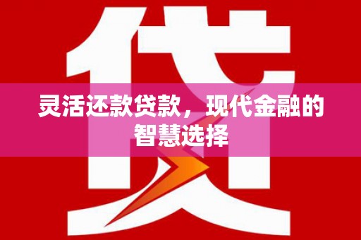 广宗灵活还款贷款，现代金融的智慧选择