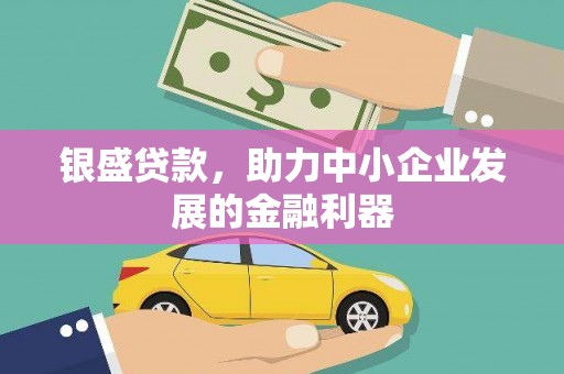 三门峡银盛贷款，助力中小企业发展的金融利器