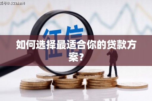 聂荣如何选择最适合你的贷款方案？